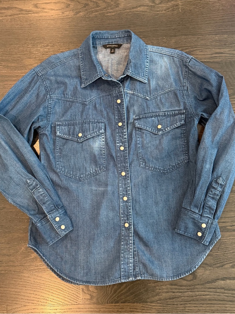 Midweight Denim button down Shirt